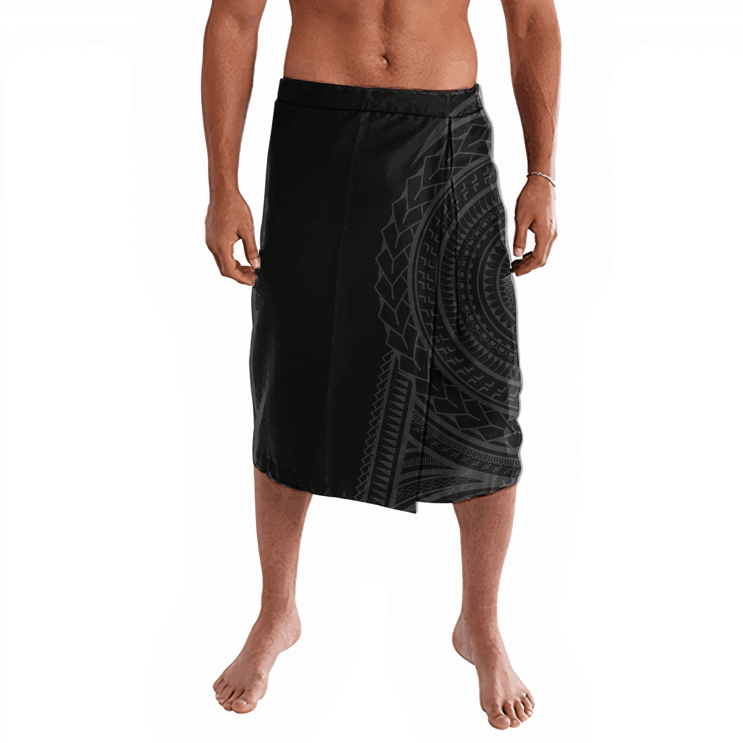Polynesian Clothing - Half Circle Polynesia Spearhead Lavalava