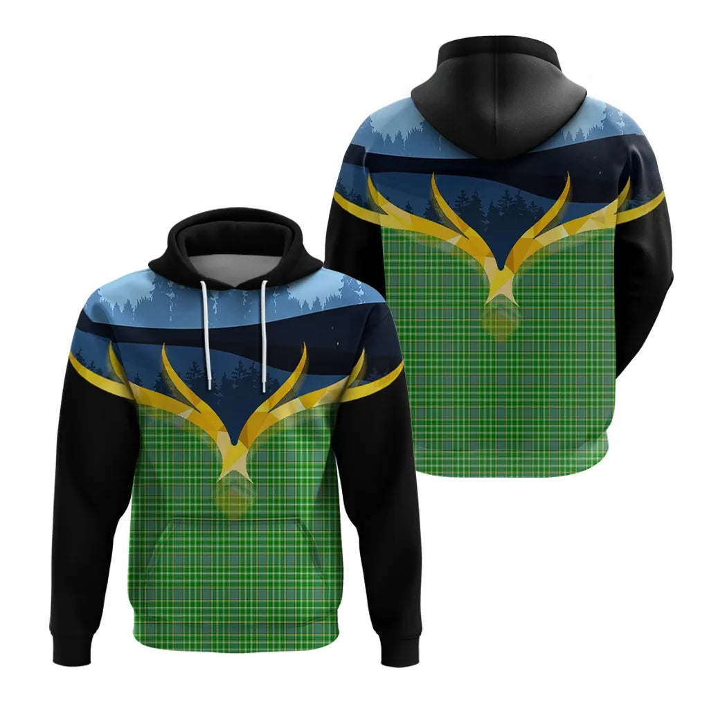 Printivon Currie Clan Night Of Deer Hoodie