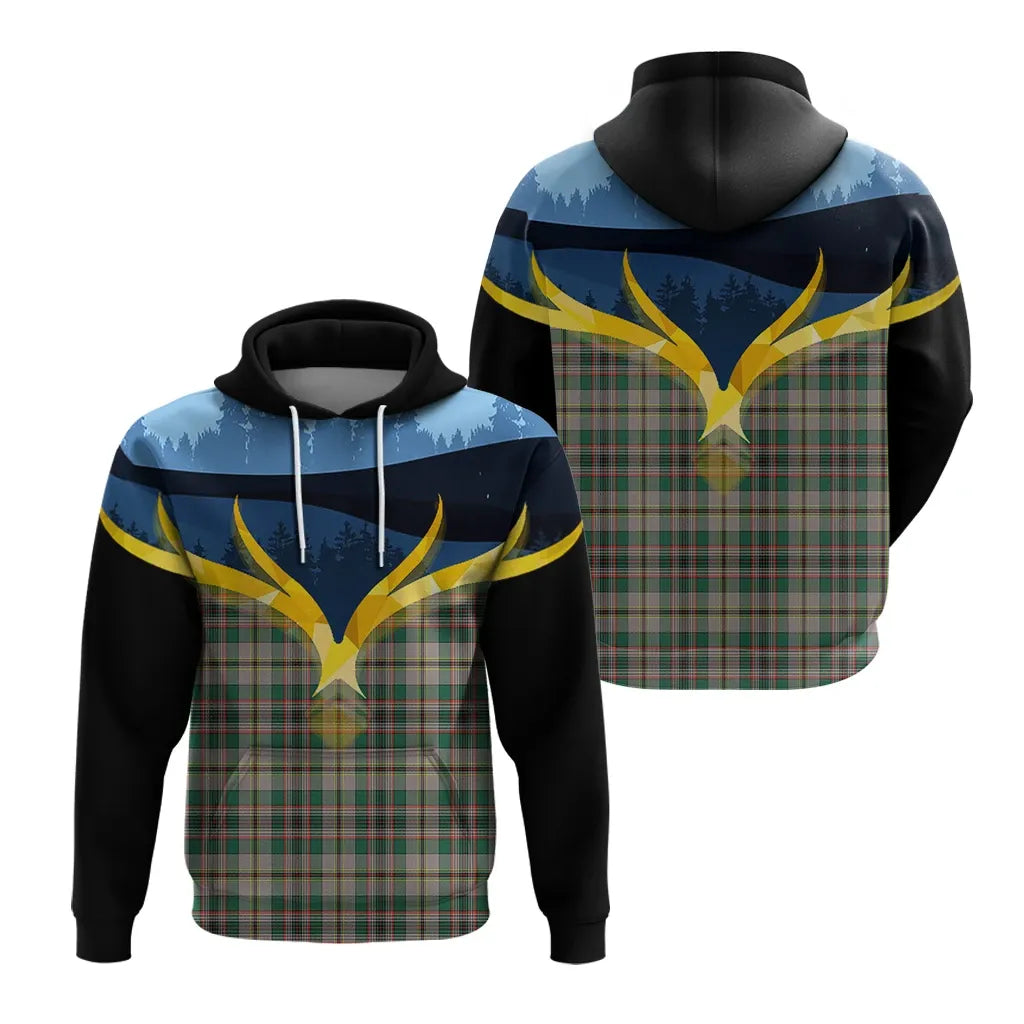 Printivon Craig Ancient Clan Night Of Deer Hoodie