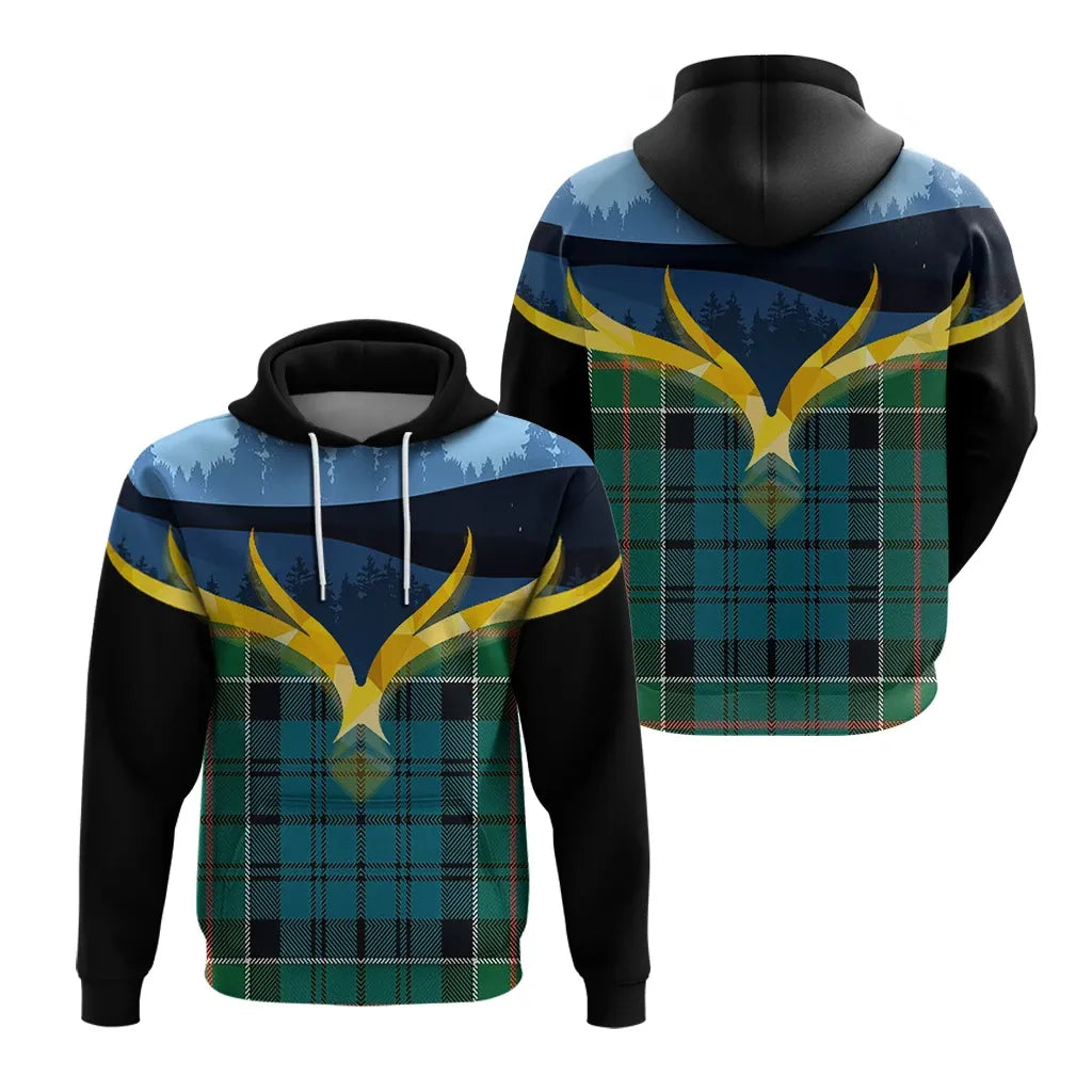 Printivon Kirkpatrick Clan Night Of Deer Hoodie