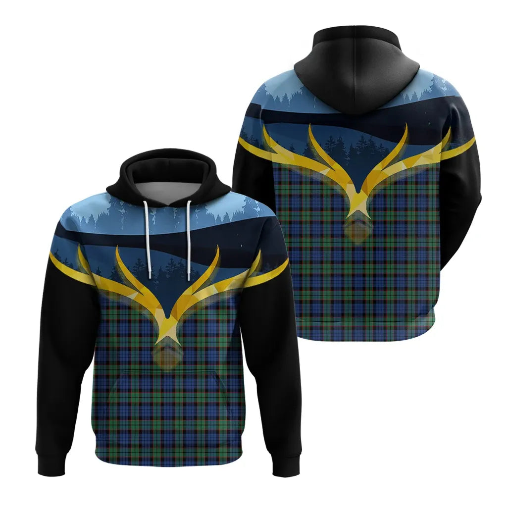 Printivon Fletcher Ancient Clan Night Of Deer Hoodie