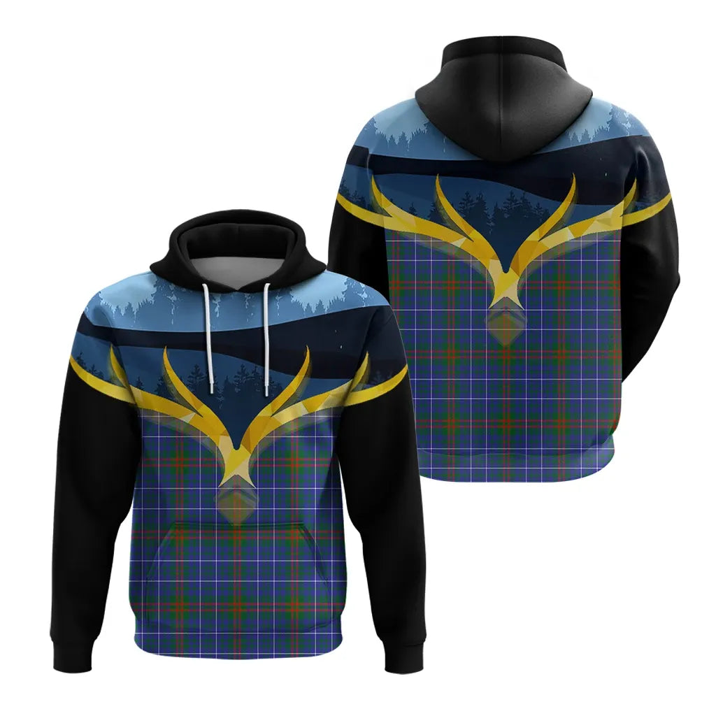Printivon Edmonstone Clan Night Of Deer Hoodie
