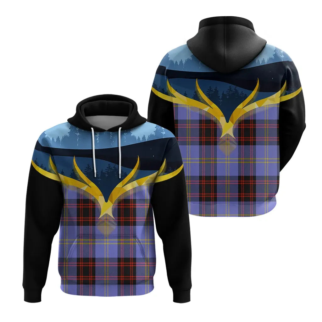 Printivon Rutherford Clan Night Of Deer Hoodie