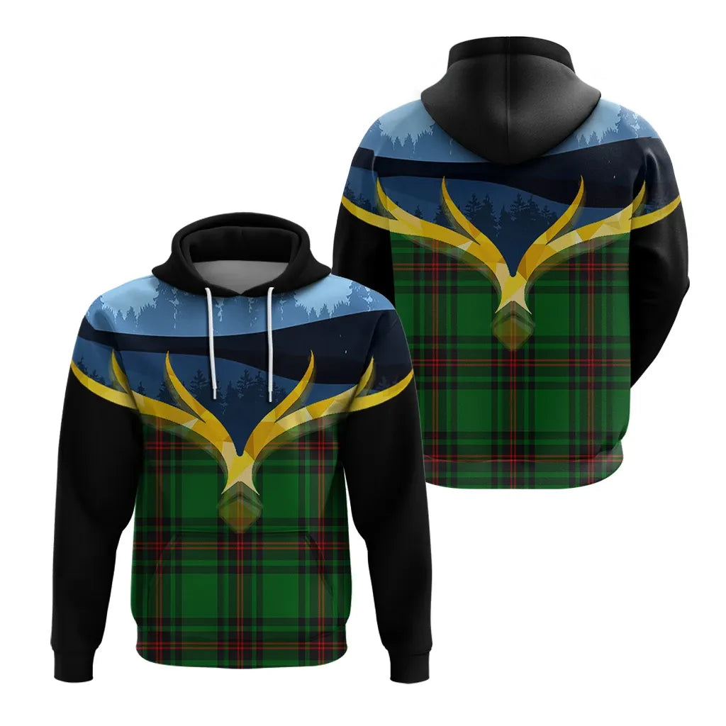 Printivon Anstruther Clan Night Of Deer Hoodie