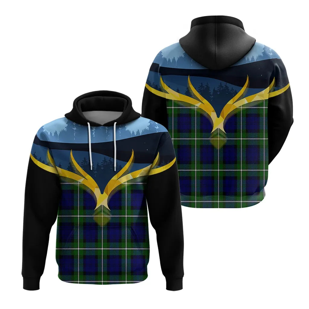 Printivon Bannerman Clan Night Of Deer Hoodie