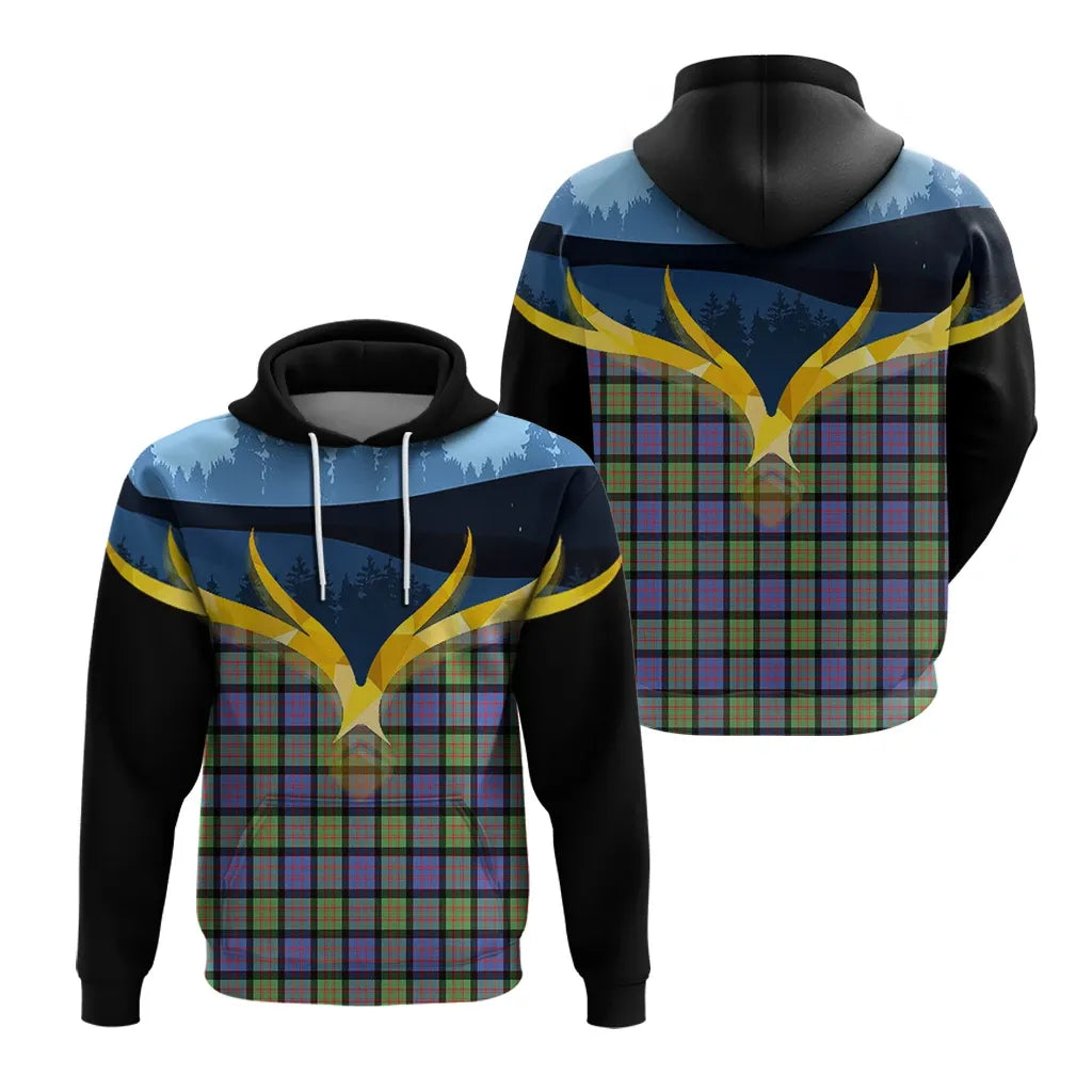 Printivon Macdonald Ancient Clan Night Of Deer Hoodie