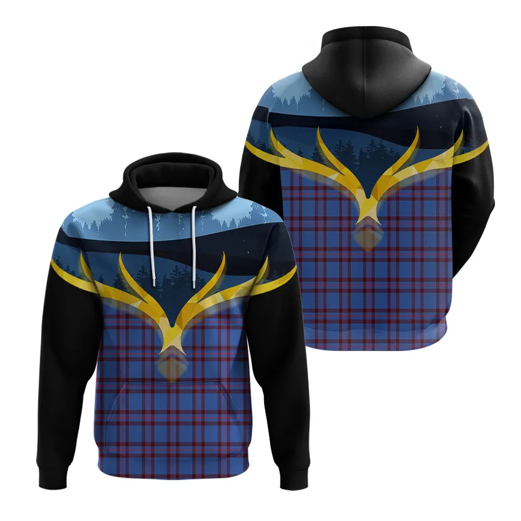 Printivon Elliot Modern Clan Night Of Deer Hoodie