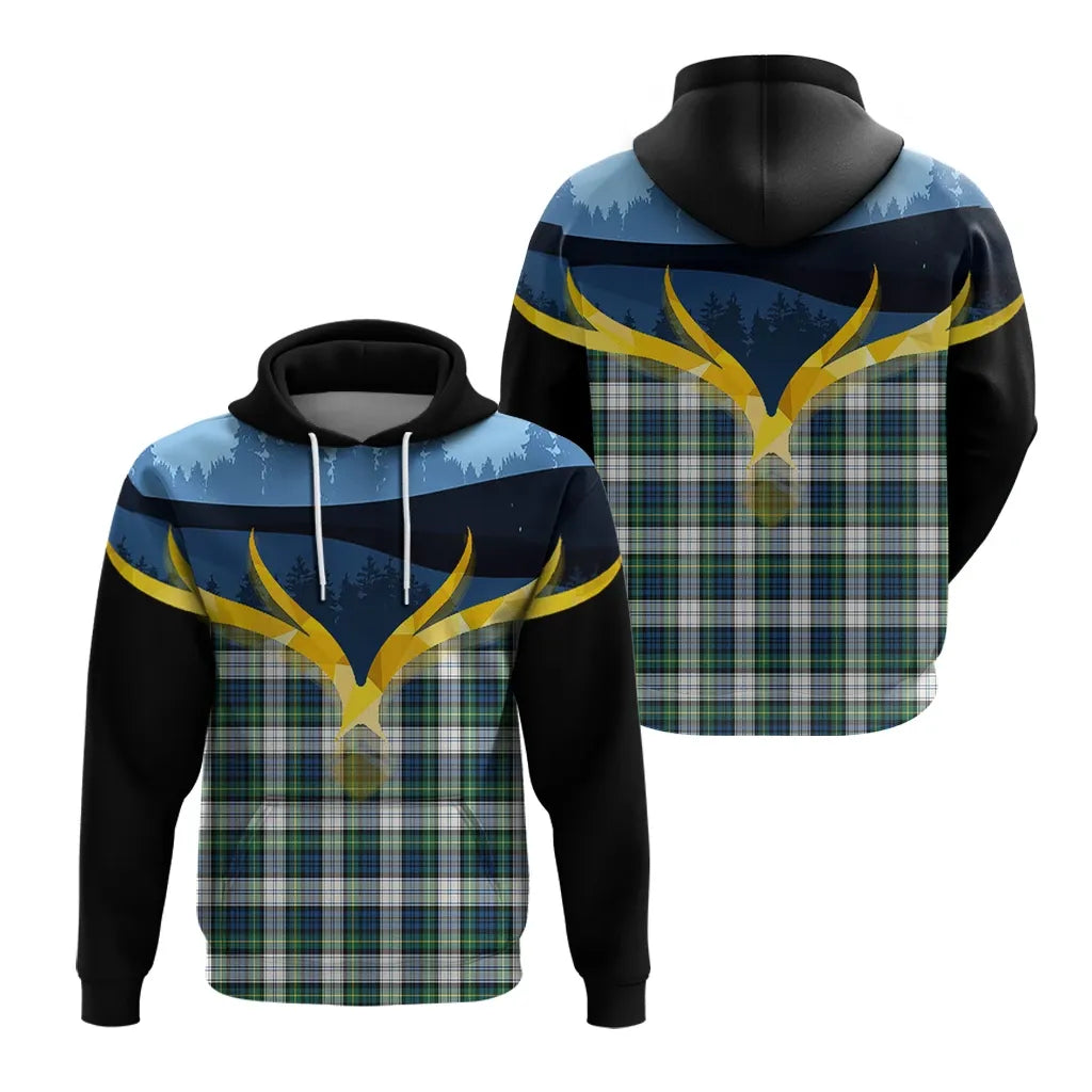 Printivon Gordon Dress Ancient Clan Night Of Deer Hoodie