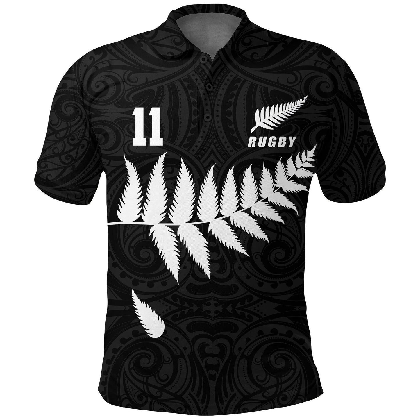 Polynesian Polo Shirt - New Zealand Polo Shirt, Legend of Rugby Golf Shirt