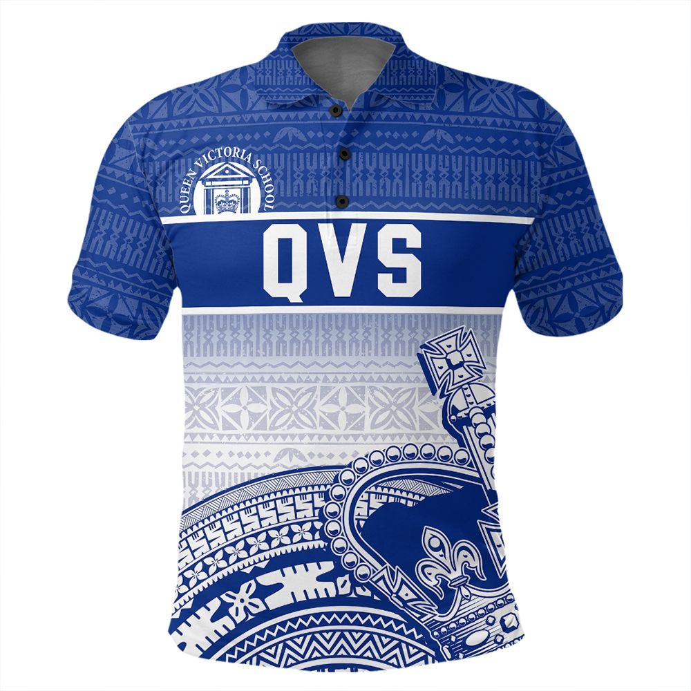 Polynesian Polo Shirt - Fijian Polo Shirt Fiji Queen Victoria School QVS Polo Shirt