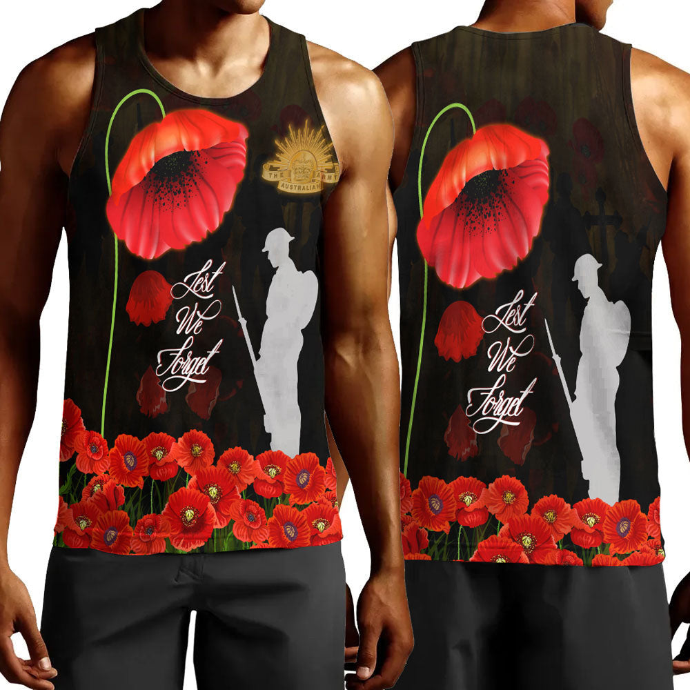 Clothing Lest We Forget The Army Australia Men Tank Top