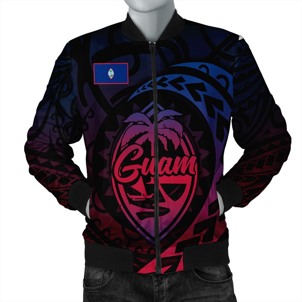 Polynesian Jacket Guam Rising Style Bomber Jacket