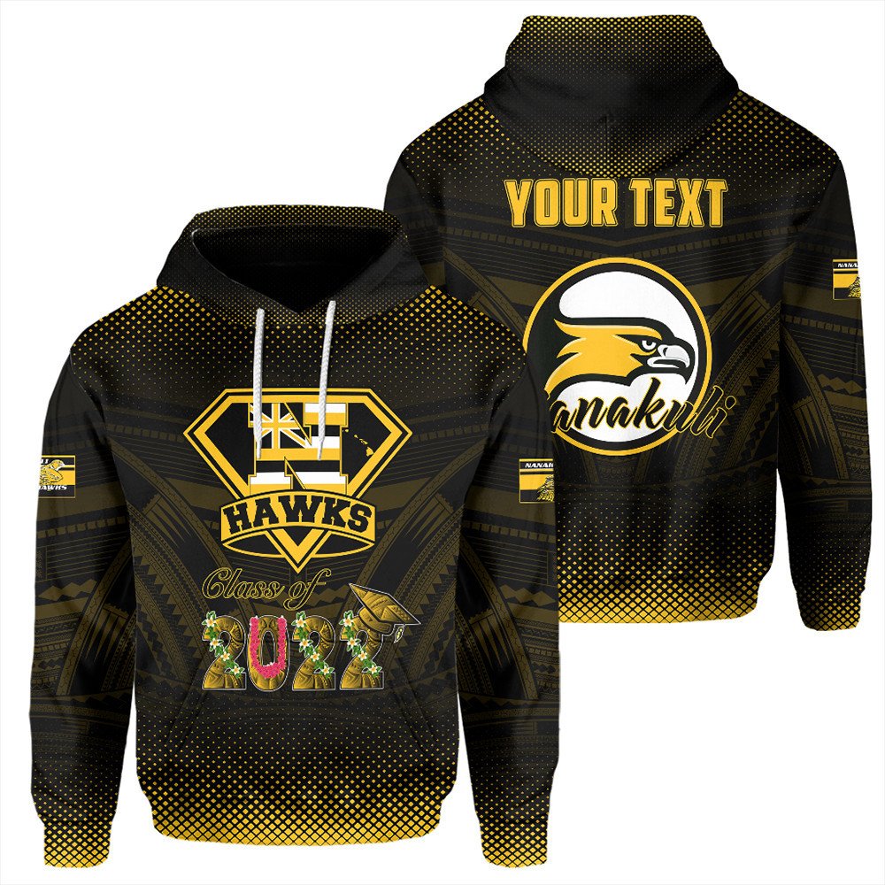 Polynesian Pride Hoodie Hawaii Class Of Nanakuli Golden Hawks Hoodie