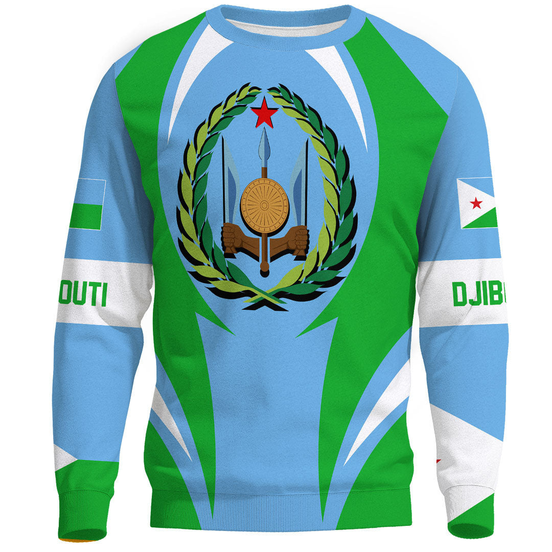 Clothing Djibouti Action Flag Sweatshirts