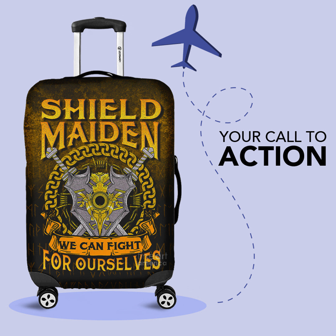 Luggage Covers Shield Maiden We Can Fight For Ourselves Luggage Covers