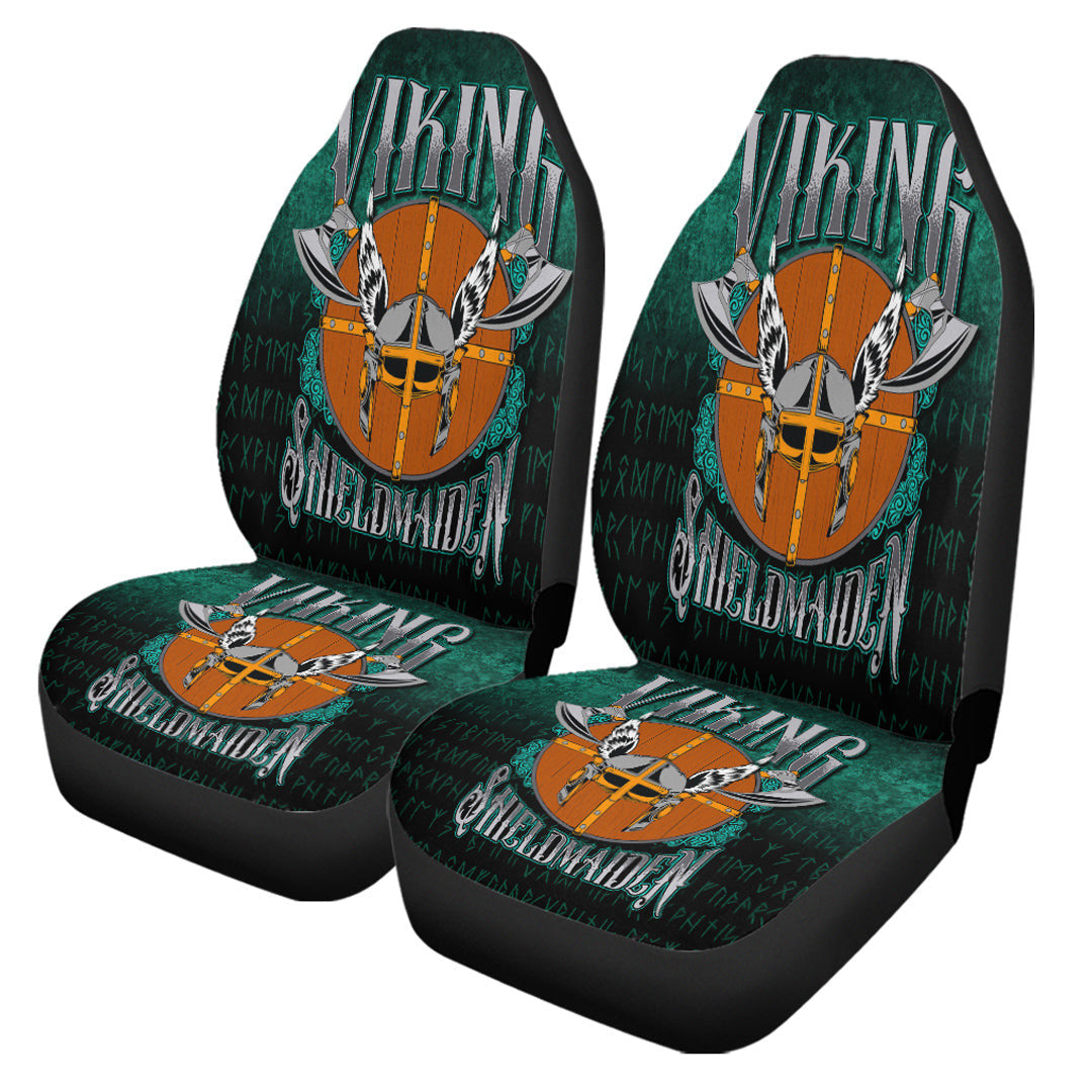 Car Seat Covers Viking Shieldmaiden Car Seat Covers