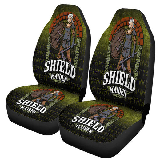 Car Seat Covers Viking Shieldmaiden Car Seat Covers