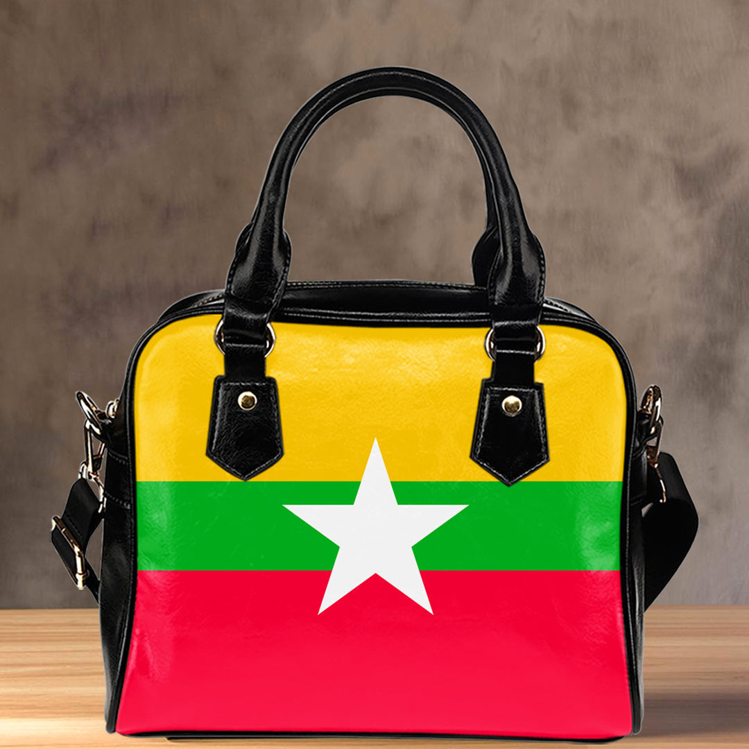 Shoulder Handbag Flag Of Myanmar Shoulder Handbag