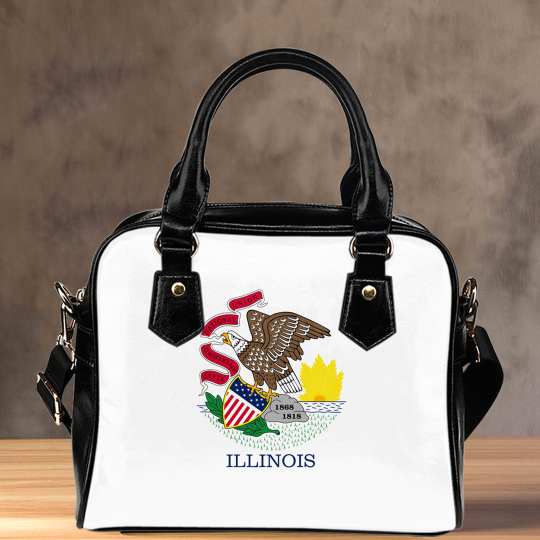 Shoulder Handbag Flag Of Illinois Shoulder Handbag