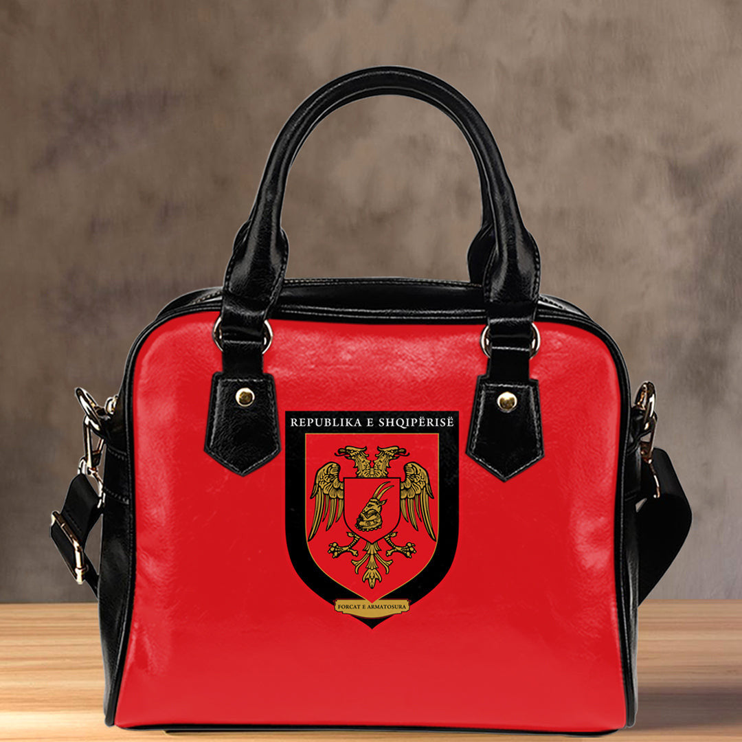 Shoulder Handbag Flag Of Albania Albanian Armed Forces Shoulder Handbag