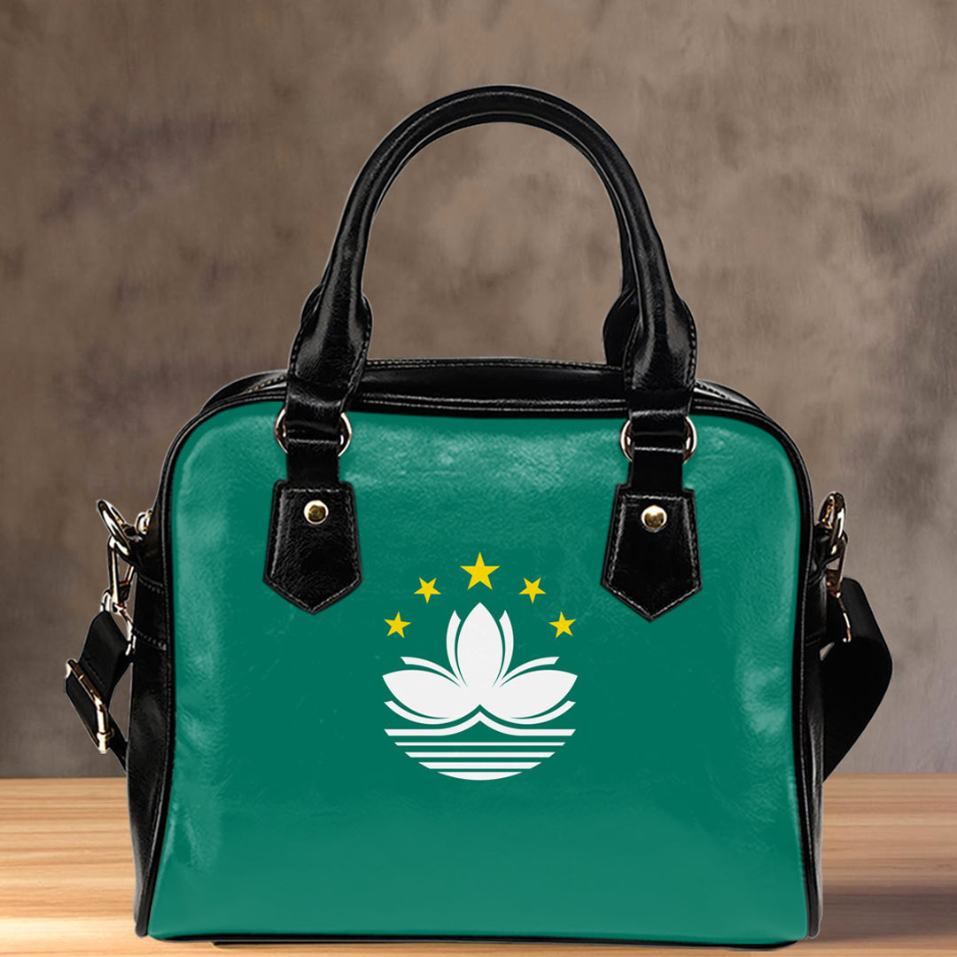 Shoulder Handbag Flag Of Macau Shoulder Handbag