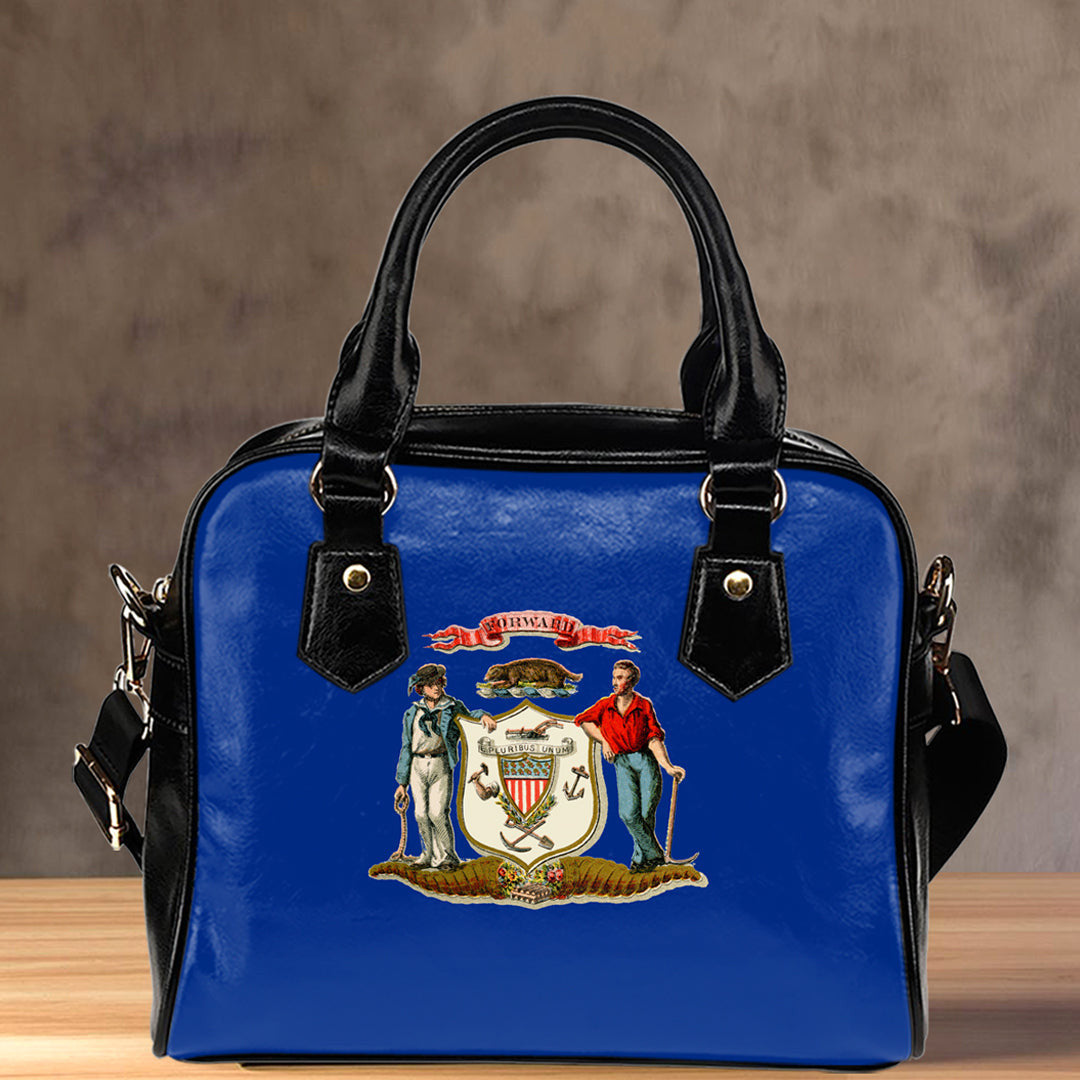 Shoulder Handbag Flag Of Wisconsin 1866 1913 Shoulder Handbag