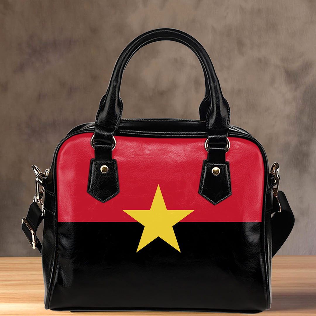 Shoulder Handbag Flag Of Angola Mpla Shoulder Handbag
