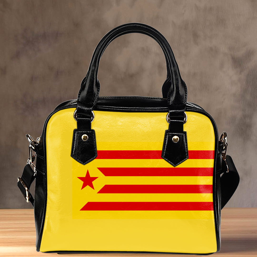 Shoulder Handbag Catalonia Flag Of Catalan Republic Estelada Roja Shoulder Handbag