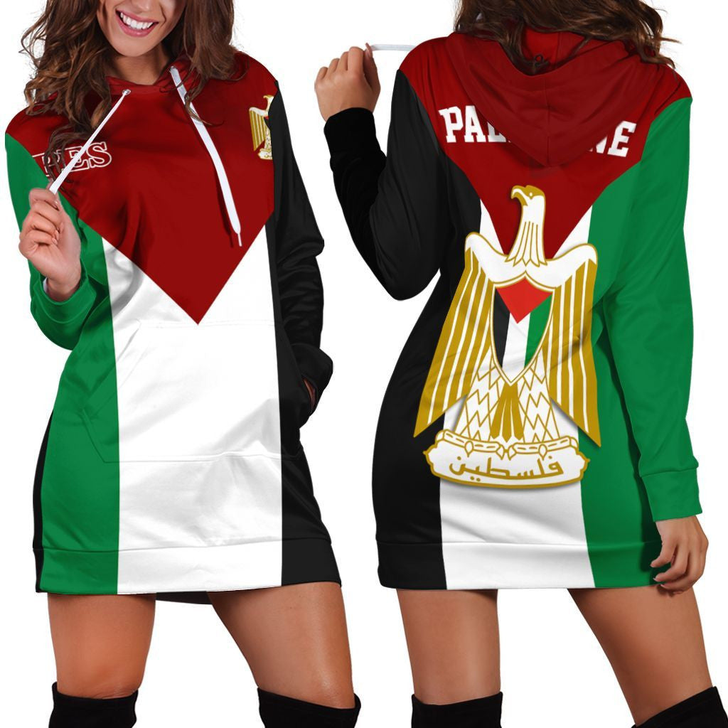 Palestine Hoodie Dress, Pray For Palestine
