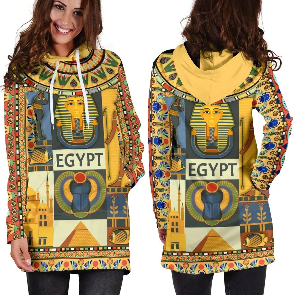 Egypt in my DNA Women's Hoodie Dress B