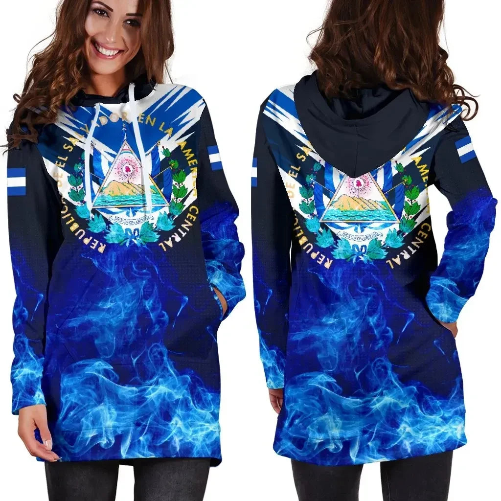 El Salvador Hoodie Dress New Release