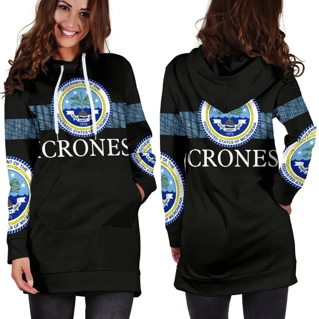 MicronesiaUnited Women's Hoodie Dress