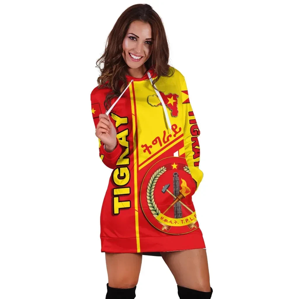 Tigray Coat Of Arms Hoodie Dress