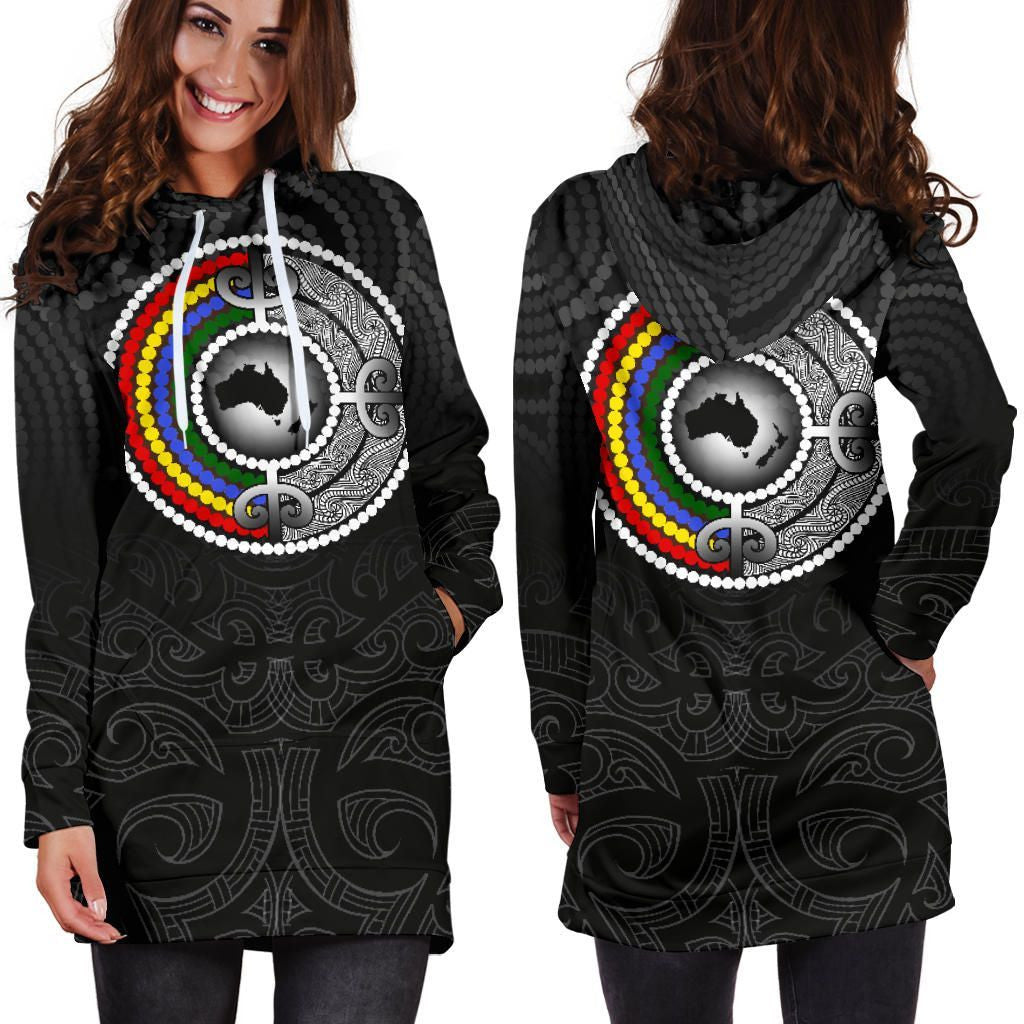 Aotearoa Aboriginal Hoodie Dress