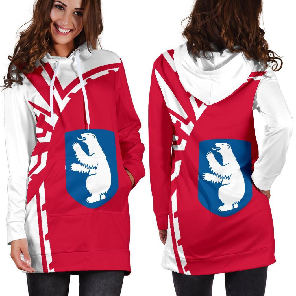Greenland Hoodie Dress Premium Style Th5