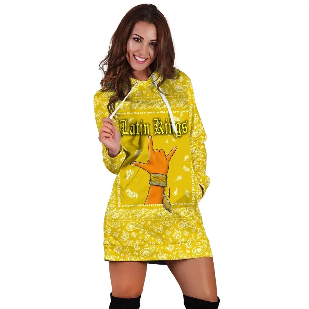 Latin Kings Gang Hoodie Dress