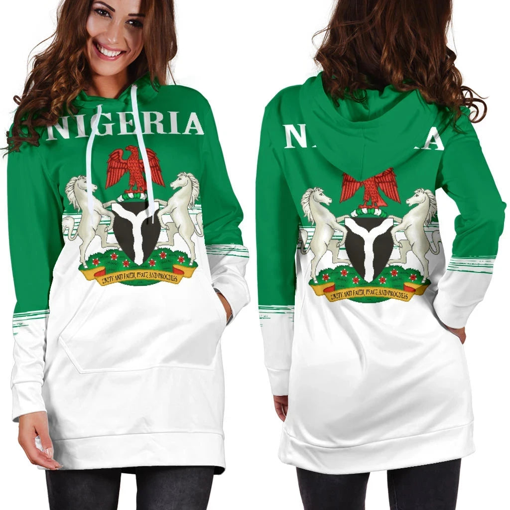 Nigeria Special Hoodie Dress