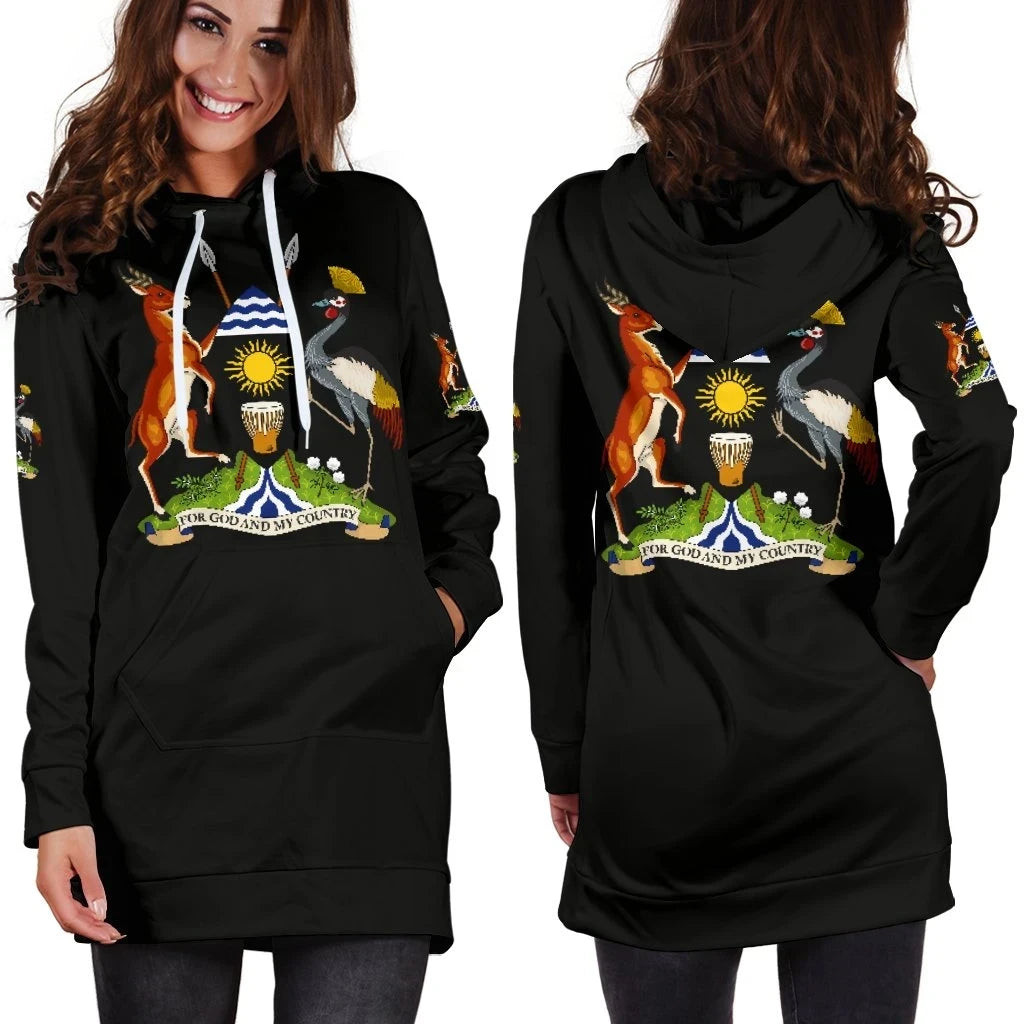 Uganda Hoodie Dress