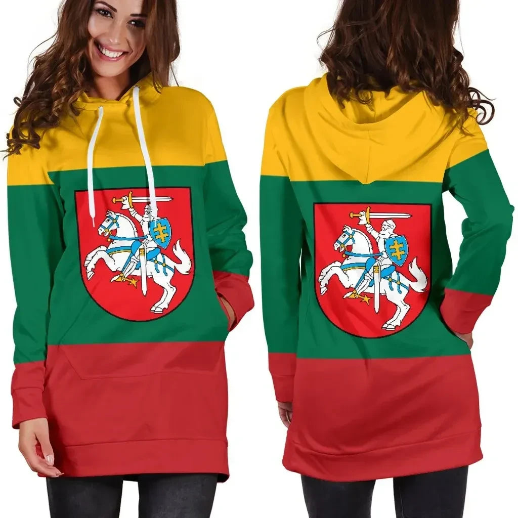 Lithuania Hoodie Dress TH7