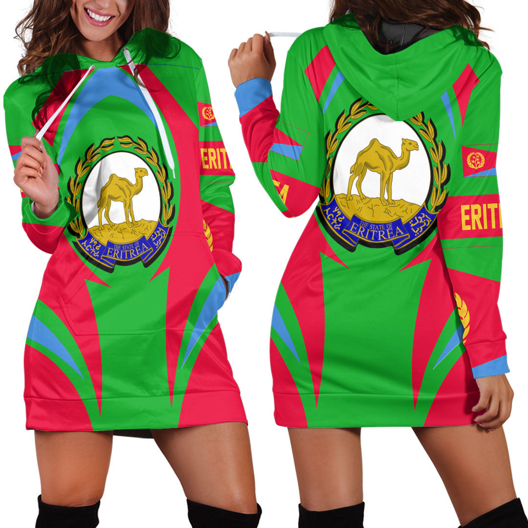 Clothing Eritrea Action Flag Hoodie Dress