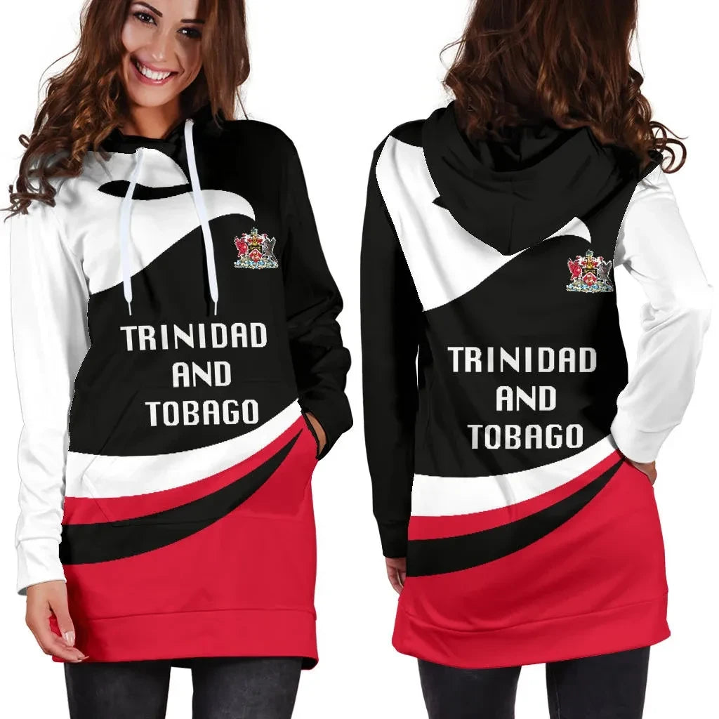 Trinidad And Tobago Women Hoodie Dress Proud Version K4