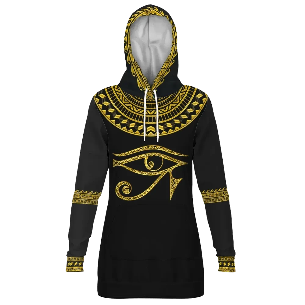 Ra Egypt Pullover Hoodie Dress JR