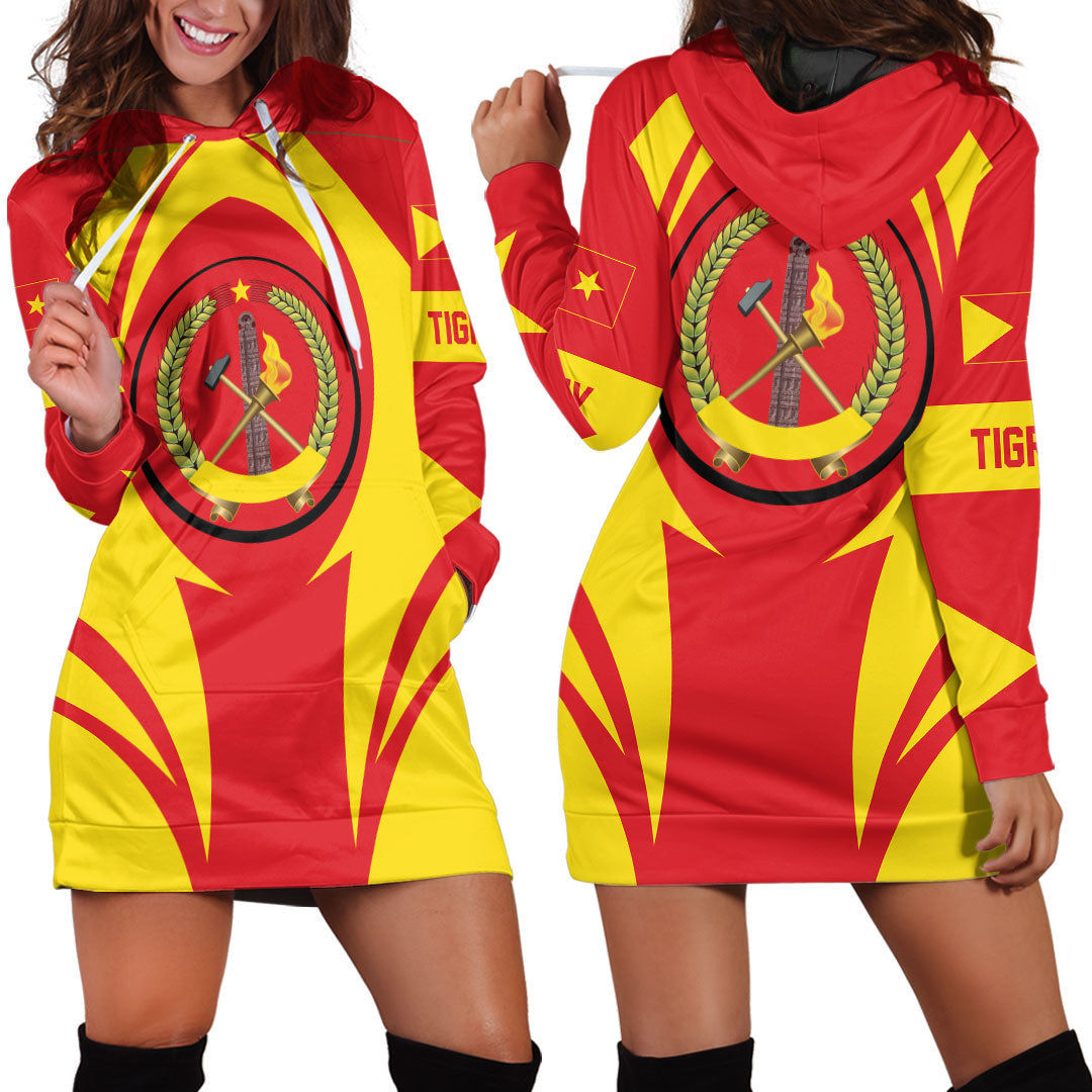 Clothing Tigray Action Flag Hoodie Dress
