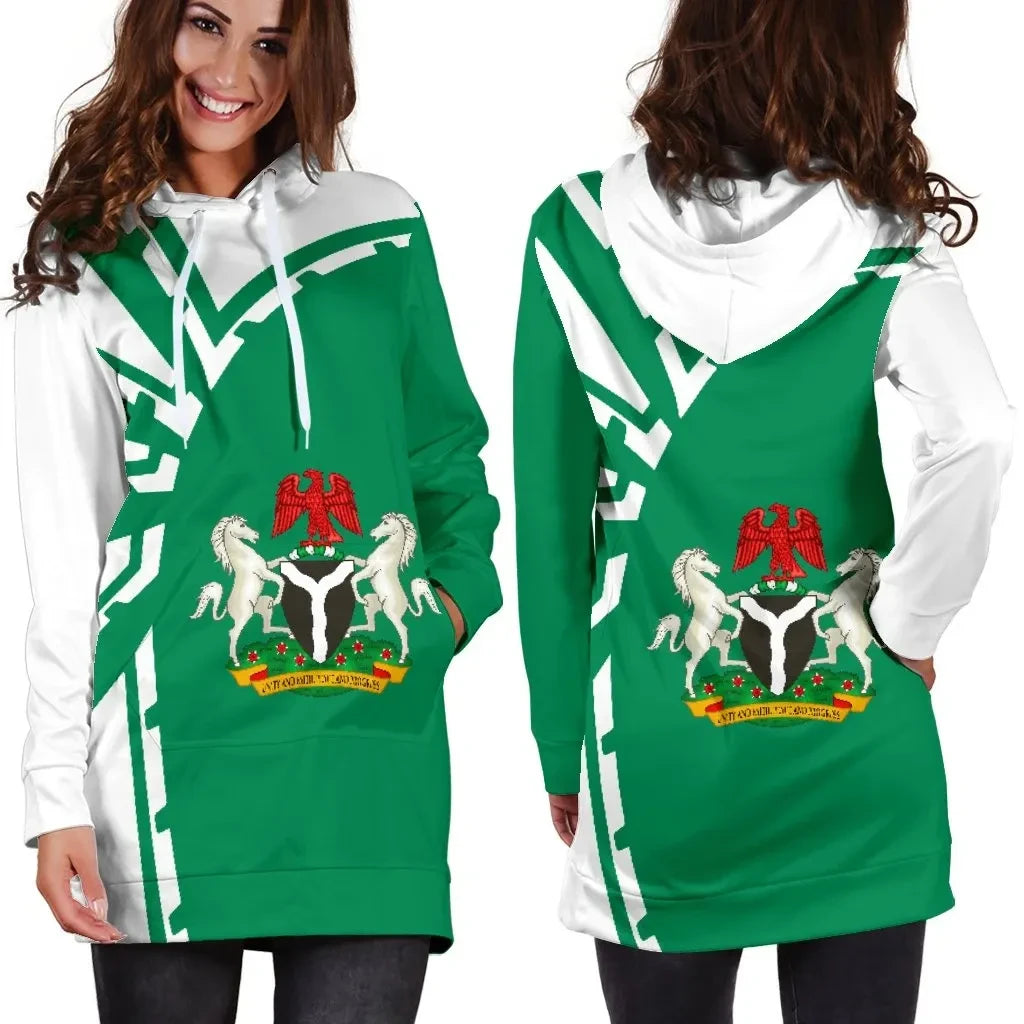 Nigeria Hoodie Dress Premium Style Th5
