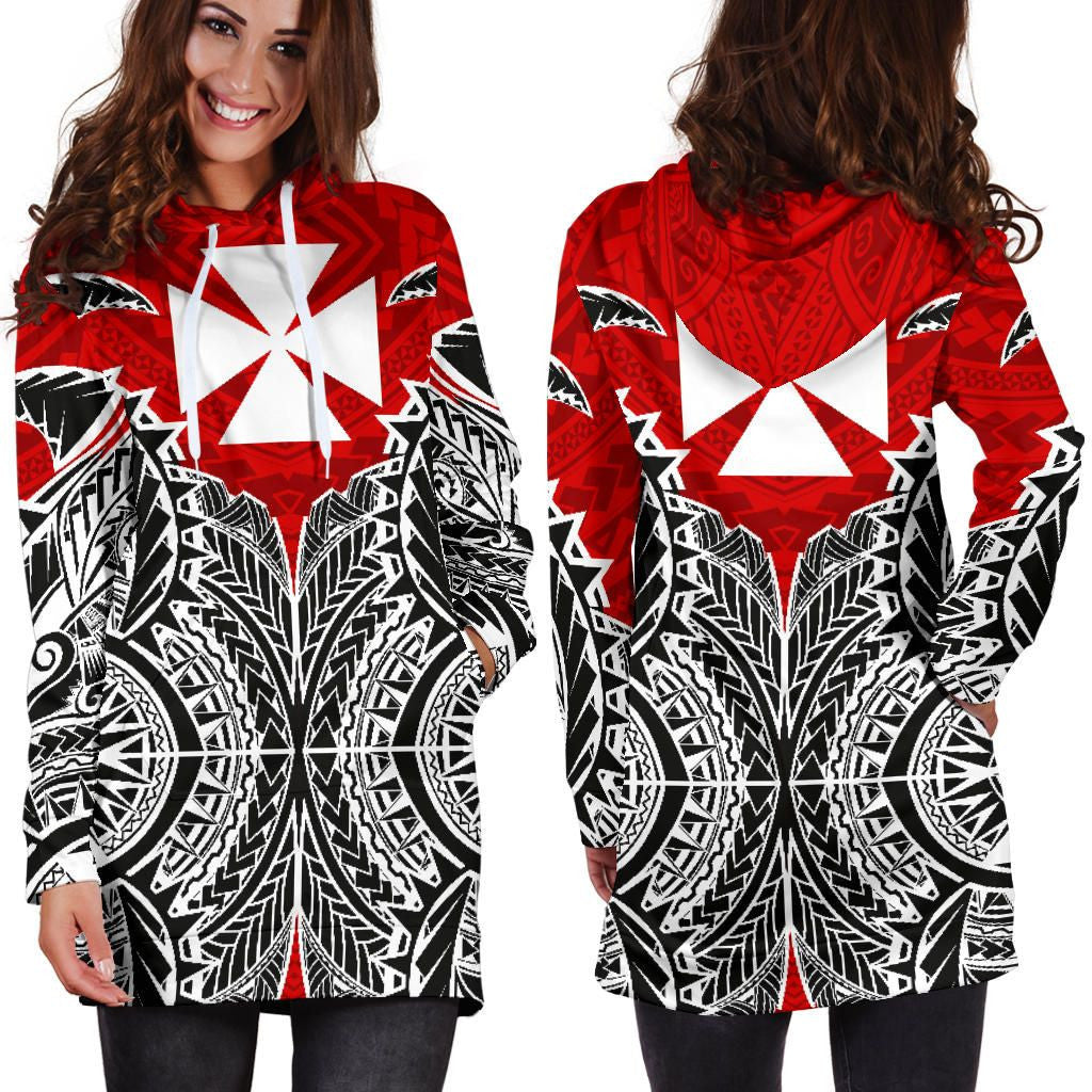 Wallis And Futuna Premium Hoodie Dress