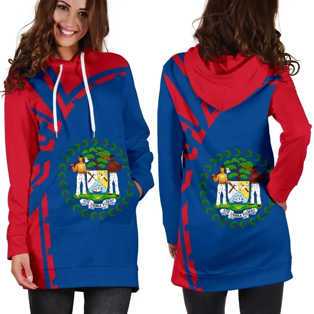 Belize Hoodie Dress Premium Style Th5