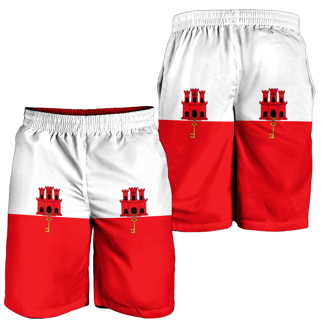 Men's Short Flag of Gibraltar Men's Short