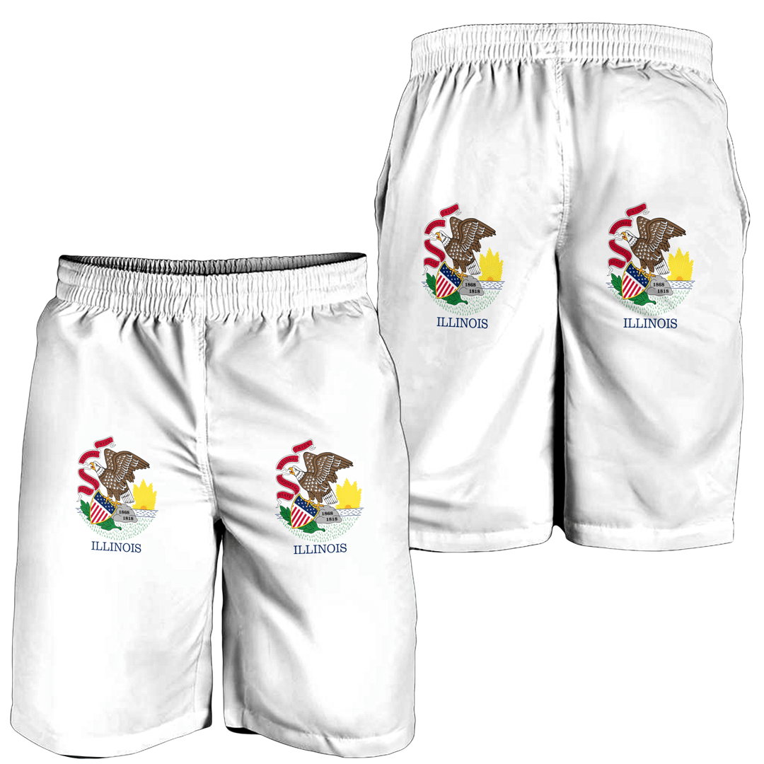 Men's Short Flag Of Illinois Men's Short
