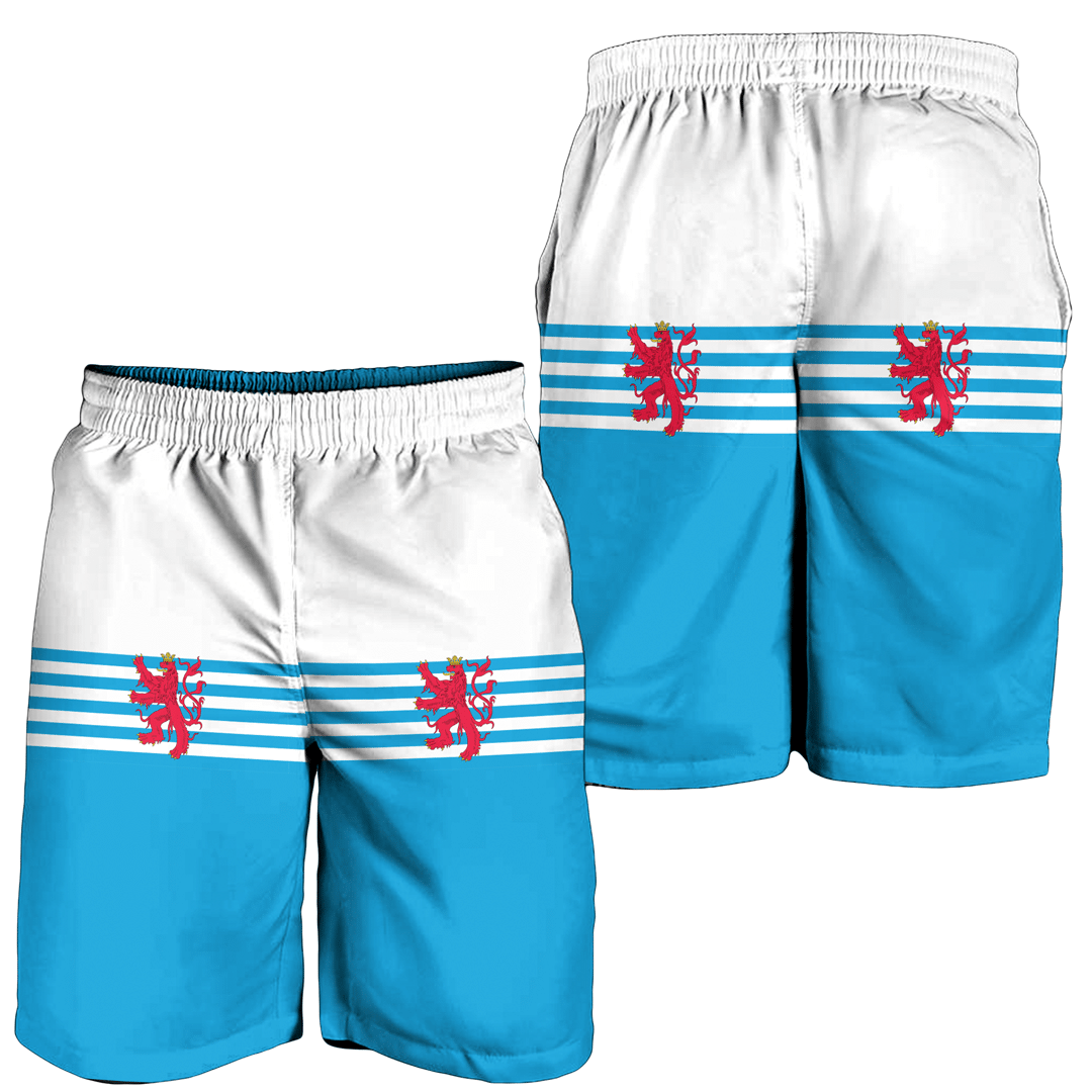 Men's Short Flag of Civil Ensign Of Luxembourg Men's Short
