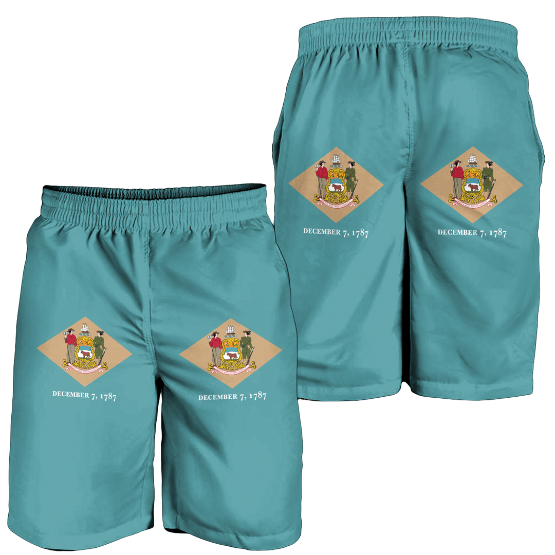 Men's Short Flag of Delaware Men's Short
